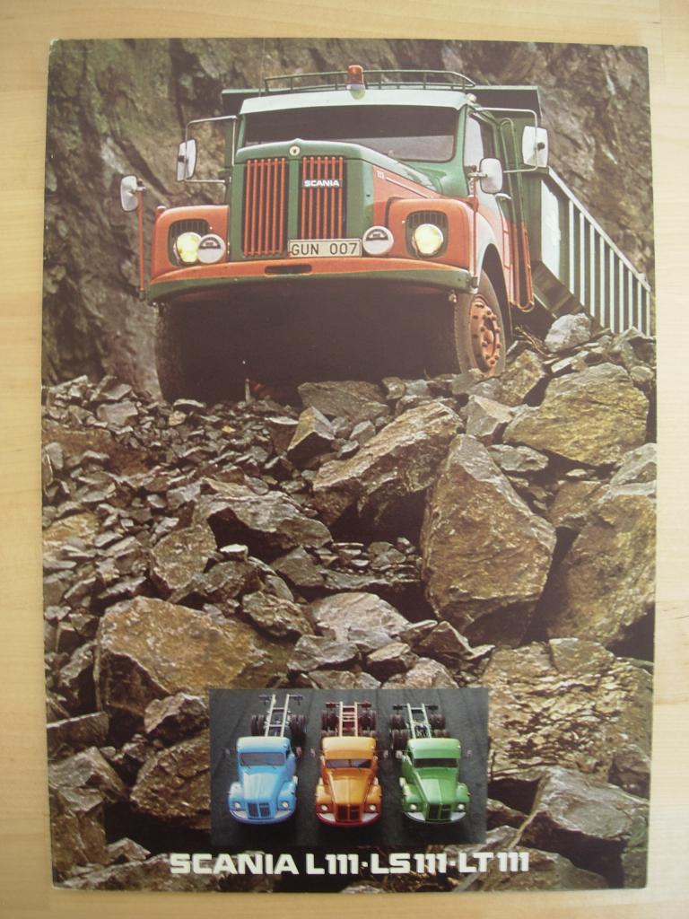 Scania L111 LS111 LT111 Brochure 1975 – Torpedo L LS LT 111, Boeken, Auto's | Folders en Tijdschriften, Zo goed als nieuw, Overige merken