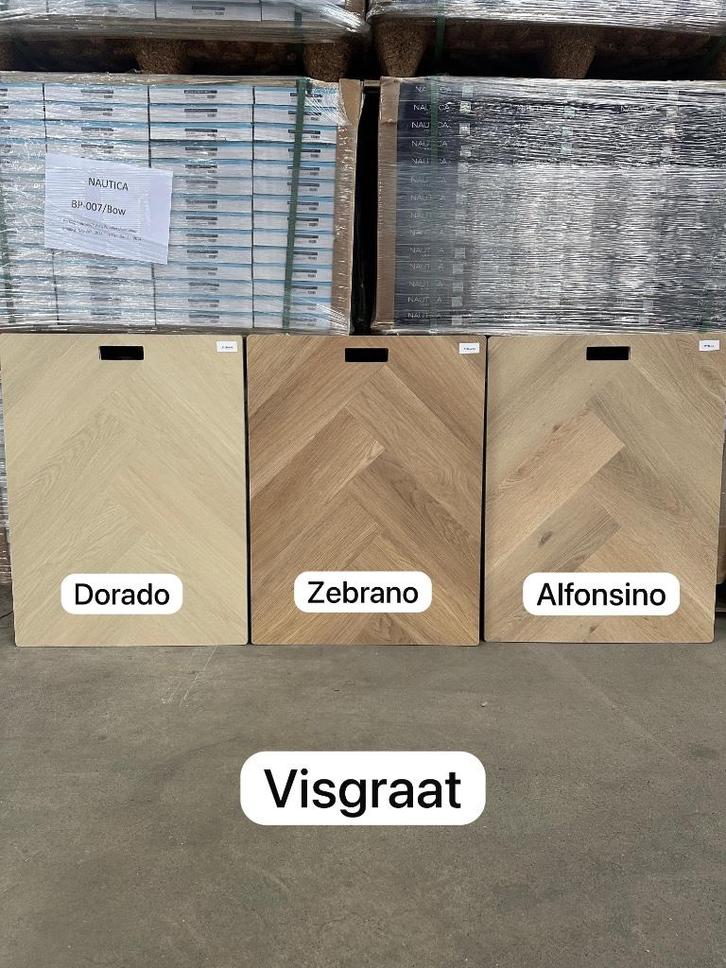 Goedkope visgraat pvc incl ondervloer leggen mogelijk!, Huis en Inrichting, Stoffering | Vloerbedekking, Nieuw, Overige typen
