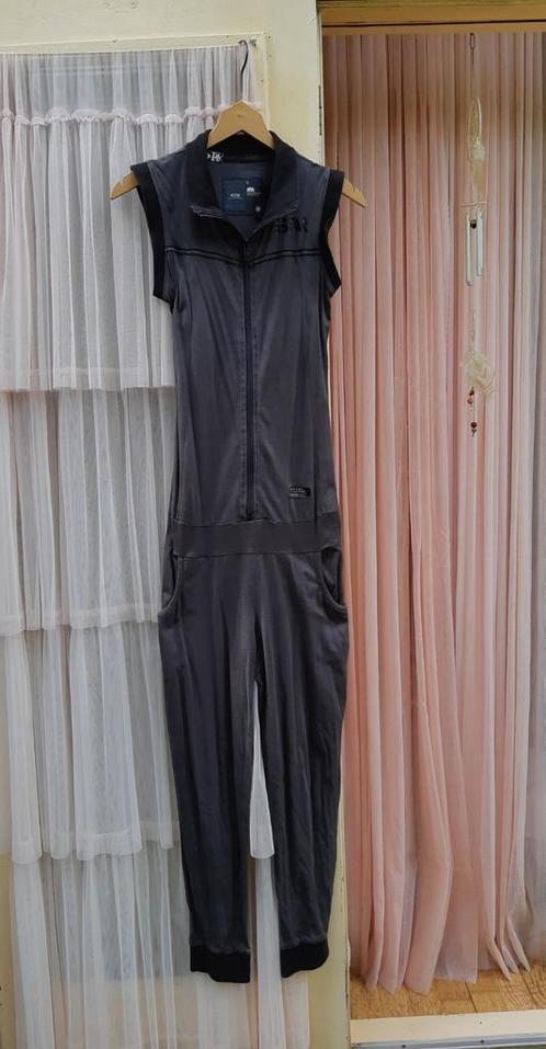 G-Star Raw bruine soepele jumpsuit catsuit S M, Kleding | Dames, Jumpsuits, Gedragen, Maat 36 (S), Bruin, Ophalen of Verzenden