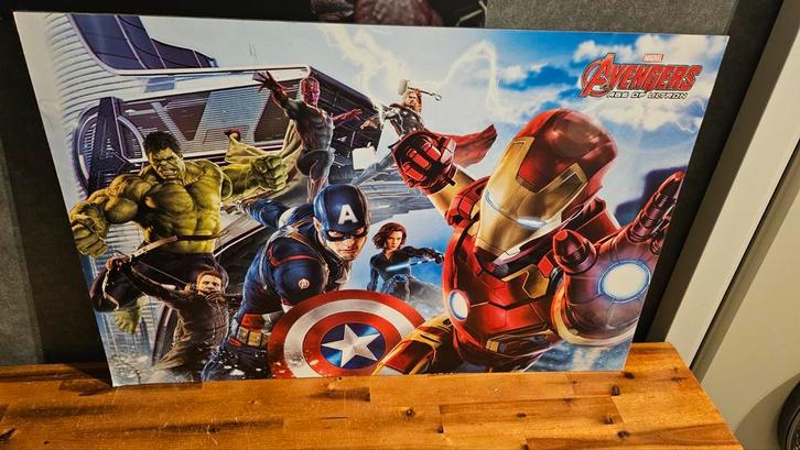 Avengers Schilderij - Superhelden Kunst, Huis en Inrichting, Woonaccessoires | Schilderijen, Tekeningen en Foto's, Ophalen