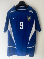 Retro Brazilie 2002 uitshirt Ronaldo Nazario nummer 9 Maat M, Sport en Fitness, Voetbal, Maat M, Ophalen of Verzenden, Zo goed als nieuw