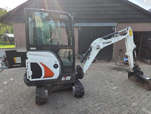 Bobcat E19 2023 344 uur (marge), Zakelijke goederen, Machines en Bouw | Kranen en Graafmachines, Wiellader of Shovel, Ophalen