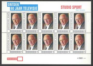 Postzegels Ontdek 60 jaar Televisie: Studio Sport beschikbaar voor biedingen