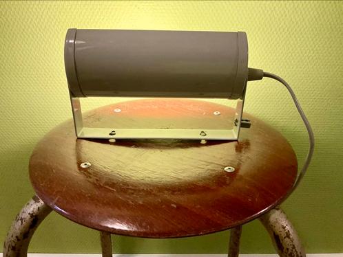 Vintage bedlampje grijs E14 (kleine fitting), Huis en Inrichting, Lampen | Wandlampen, Ophalen of Verzenden