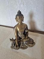 Bronzen Boeddhabeeld India - 25cm, Ophalen, Gebruikt