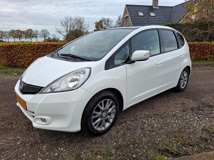 Honda Jazz 1.4 2012 Wit Elegance panoramadak!! VERKOCHT!!, Auto's, Honda, Bedrijf, Jazz, ABS, Airbags, Airconditioning, Boordcomputer