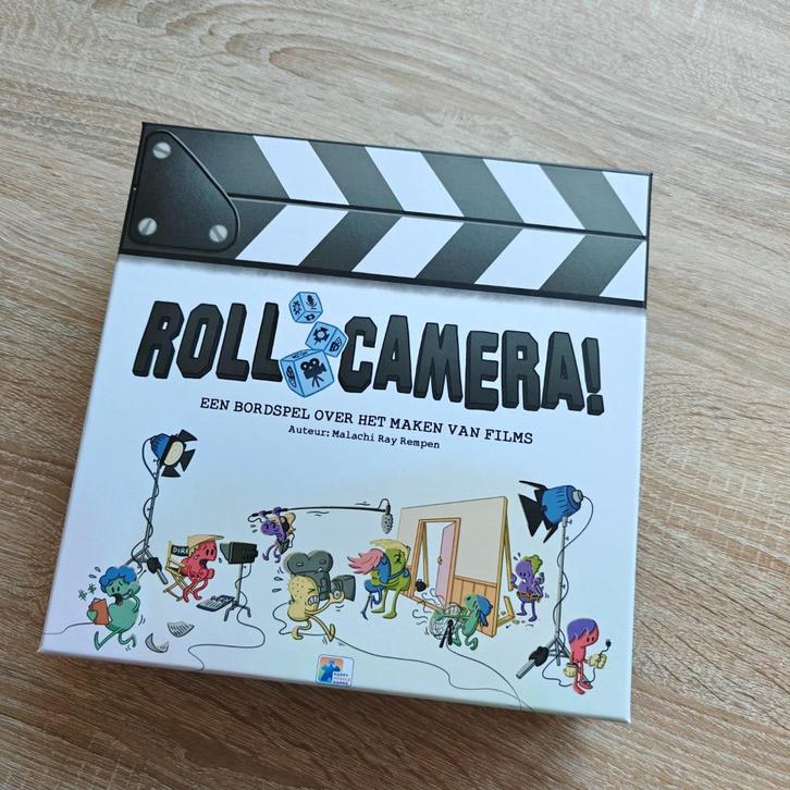 Roll Camera! (NL), Hobby en Vrije tijd, Gezelschapsspellen | Bordspellen, Zo goed als nieuw, Ophalen of Verzenden