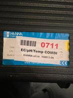 HANNA EC/pH/Temp Meter - Goede Staat, Doe-het-zelf en Verbouw, Meetapparatuur, Ophalen of Verzenden, Gebruikt