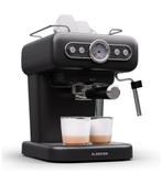 GEBRUIKT! Klarstein espressomaker zwart 19 bar €43,99, Witgoed en Apparatuur, Koffiezetapparaten, Espresso apparaat, Gemalen koffie
