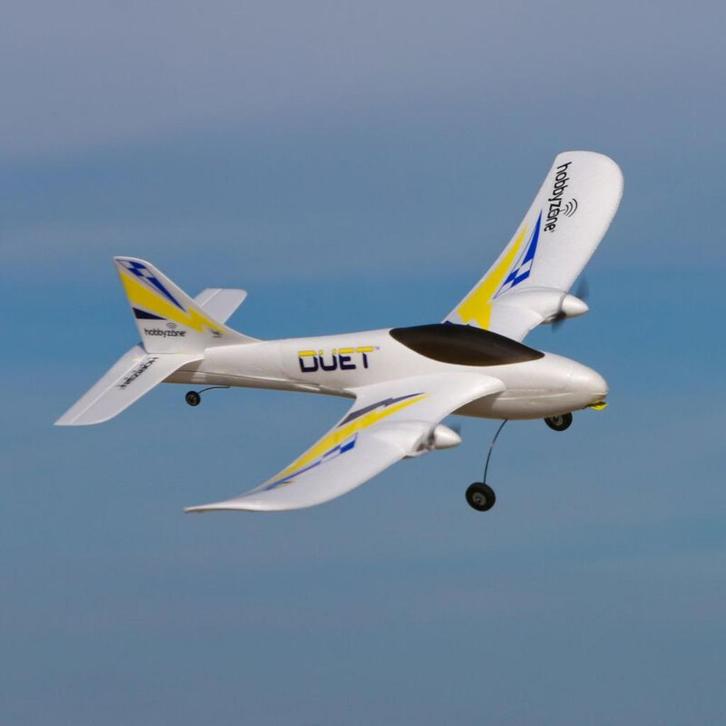 HobbyZone Duet S2 (RTF / RC), Hobby en Vrije tijd, Modelbouw | Radiografisch | Vliegtuigen, Zo goed als nieuw, Elektro, RTF (Ready to Fly)