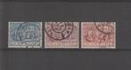 Nederland 1907, NVPH 87 t/m 89, Gestempeld., Verzenden, T/m 1940, Gestempeld