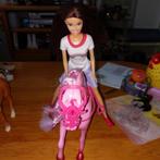Paard met barbie, Ophalen, Zo goed als nieuw, Barbie