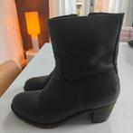 Shabbies enkellaarsjes zwart leer - maat 39 - Nieuwstaat, Shabbies, Zwart, Lage of Enkellaarzen, Ophalen of Verzenden