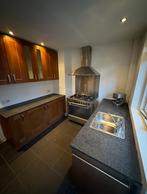 Gratis tweede hands keuken. Stoer fornuis + graniet aanrecht, Huis en Inrichting, Ophalen, Gebruikt, U-keuken, Bruin