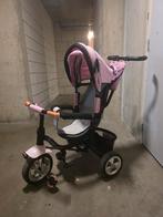 Roze Kinder Driewieler met Duwstang, Ophalen of Verzenden, Gebruikt