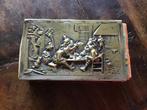 Oude Verzilverde Lucifers doos, Antiek en Kunst, Ophalen of Verzenden
