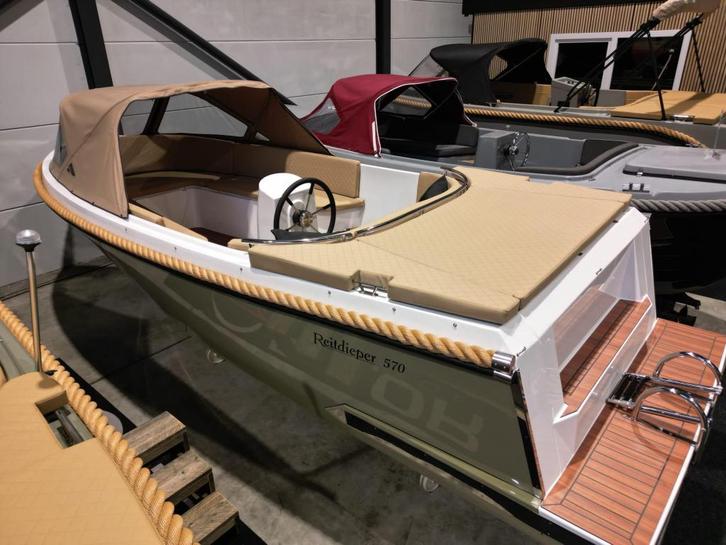 *ZAT 20-12 OPEN* Reitdieper 570tender&20pk&, Watersport en Boten, Sloepen, Nieuw, 3 tot 6 meter, Benzine, Polyester