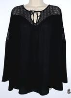 Du Plaisir a la Mode tuniek maat T5 (50), Ophalen of Verzenden, Zo goed als nieuw, Zwart, Blouse of Tuniek