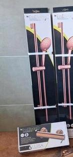 Douchekraan en douchekop met stang rood koper, Ophalen, Nieuw, Overige kleuren