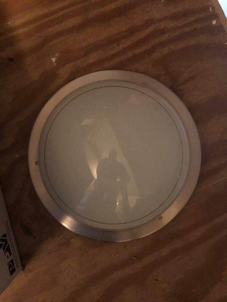 Plafond lampsb, Huis en Inrichting, Lampen | Plafondlampen, Zo goed als nieuw, Glas, Kunststof, Ophalen of Verzenden