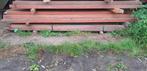 Hardhouten palen 6 x 6 cm / 24 x 300 cm gepunt, Ophalen, Palen, Nieuw, Hardhout