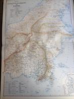 Indonesië, Zuid en Oost Borneo; grote kaart, 1899, Antiek en Kunst, Kunst | Etsen en Gravures, Verzenden
