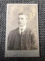 CDV, Jongeman, J. Pörtzgen, Haarlem, Carte de Visite 2, Ophalen of Verzenden, Voor 1940, Gebruikt, Foto
