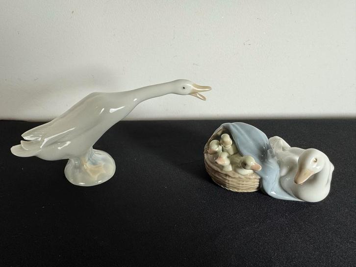 Lladró Gans & Eend Beeldjes Set, Antiek en Kunst, Antiek | Porselein, Ophalen of Verzenden