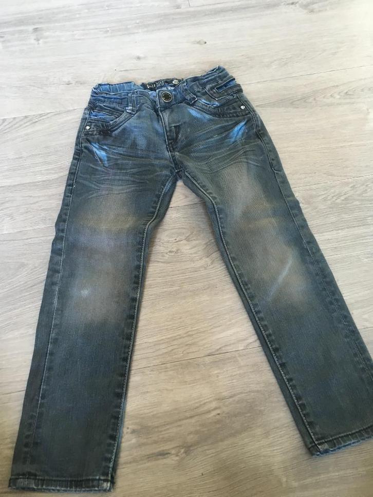 RETOUR leuke spijkerbroek grijs /blauw slim fit maat 104 WG, Kinderen en Baby's, Kinderkleding | Maat 104, Gebruikt, Meisje, Broek