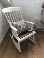 Vintage schommelstoel met mooie details, Zo goed als nieuw, Eén, Ophalen