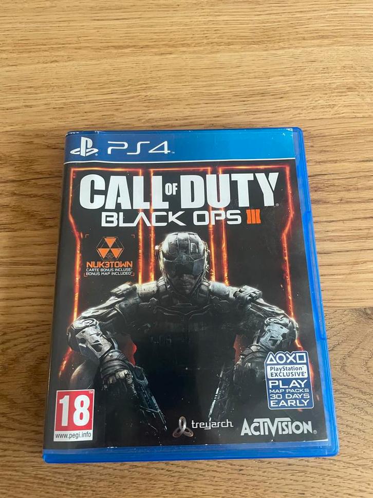 Call of Duty: Black Ops III - PS4, Spelcomputers en Games, Games | Sony PlayStation 4, Gebruikt, Shooter, 1 speler, Vanaf 18 jaar
