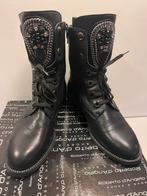 Roberto d'Angelo leren biker boots - maat 38 - nieuw, Ophalen of Verzenden, Nieuw, Zwart, Lage of Enkellaarzen