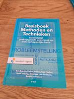 Esther Bakker - Basisboek methoden en technieken, Boeken, Ophalen of Verzenden, Zo goed als nieuw, HBO, Esther Bakker; Ben Baarda; Tom Fischer; Mark Julsing