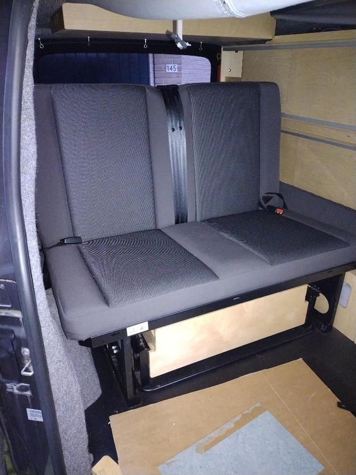 Fit2go zitslaapbank 200 en 190 cm Ren Trafic Vivaro VW T5 T6, Caravans en Kamperen, Camper-accessoires, Nieuw, Ophalen