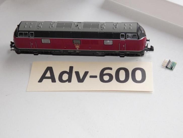 Adv-600 N Spoor Diesellocomotief 725009 BR 221 Fleischmann, Hobby en Vrije tijd, Modeltreinen | N-Spoor, Gebruikt, Locomotief