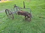 Prachtige bloembak in trekker/tractor model., Tuin en Terras, Ophalen, Hout, Minder dan 60 cm