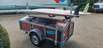 Mooie degelijke surfkar surf aanhanger / gegalvaniseerd  beschikbaar voor biedingen