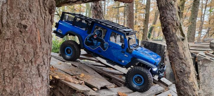 Rlaarlo JK07 Pro 1/7 Scaler - RC Crawler, Hobby en Vrije tijd, Modelbouw | Radiografisch | Auto's, Zo goed als nieuw, Auto offroad