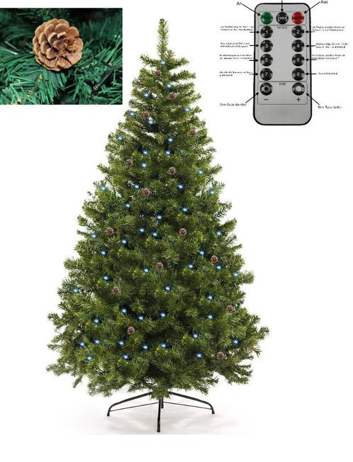🎄Kerstboom 210cm. Met LED-Verlichting. Incl. Remote. RC 🎄, Diversen, Kerst, Nieuw, Ophalen of Verzenden