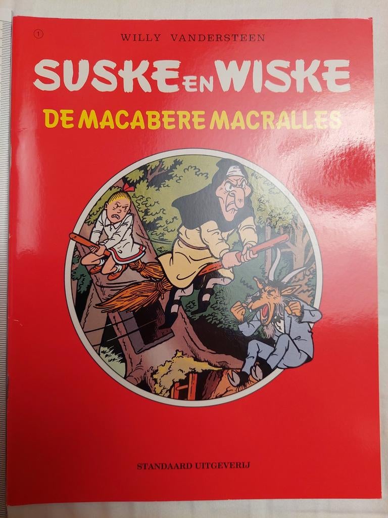 Suske en Wiske - De Macabere Macralles, Eén stripboek, Ophalen of Verzenden, Gelezen, Willy Vandersteen