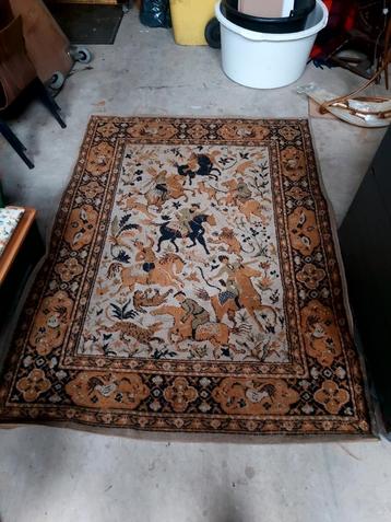 Kashan Perzisch Tapijt. Jacht. (Vliegt niet)  beschikbaar voor biedingen