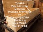 Aanbieding houten planken boxkist tuinkist, Nieuw, Ophalen of Verzenden