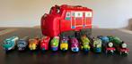 Chuggington opbergtrein met 11 treinen, Ophalen of Verzenden, Gebruikt