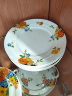 Prachtig Mosa servies compleet. Oostindische kers, Antiek en Kunst, Ophalen