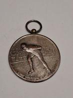 Antieke medaille / schaatsen schaats Friesland, Ophalen of Verzenden, Zilver