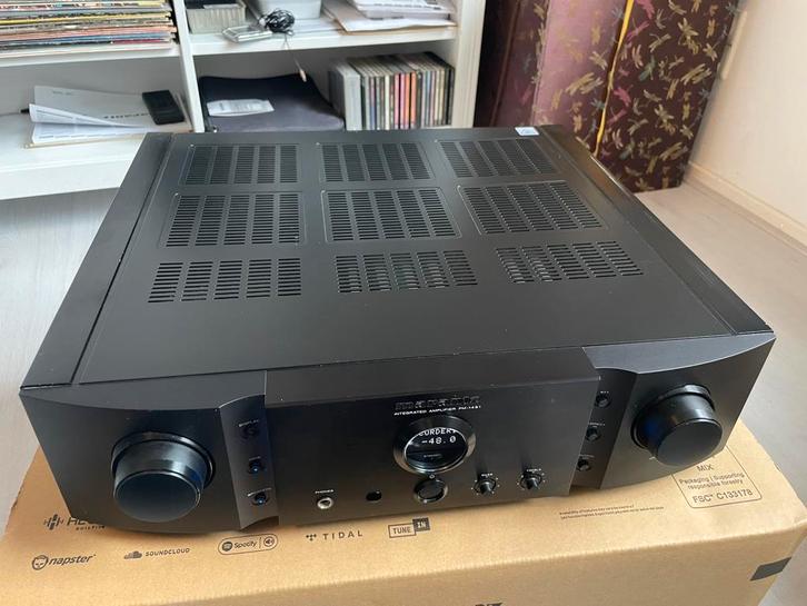 Marantz PM 14 s1 stereo versterker zwart, Audio, Tv en Foto, Versterkers en Receivers, Zo goed als nieuw, Stereo, 120 watt of meer