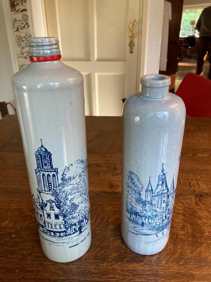 Zwolle 750 jaar stadsrechten Peperbus Sassenpoort lege kruik, Diversen, Kerst, Zo goed als nieuw, Ophalen of Verzenden