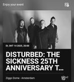 Disturbed en Megadeth 14 okt, Tickets en Kaartjes, Twee personen