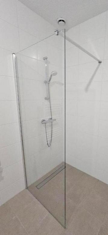 Plieger Panorama douchewand 6mm 88/90x200cm chroom details beschikbaar voor biedingen