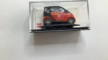 BUSCH 48941 Smart Fortwo nieuw in het doosje 1:87. beschikbaar voor biedingen